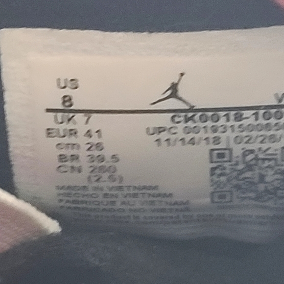 2019 Jordan 6 Rings Blue Fury Cyber size 8  Hightop - Picture 7 of 16